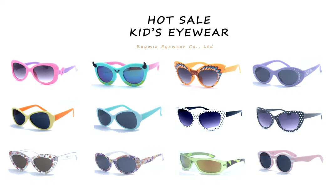 Colorful Flower Plastic Frame Kid Girl Sun Glasses Children Sunglasses
