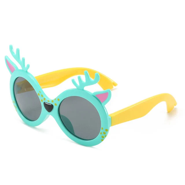 New Kids Polarized Fawn Silicone Anti-UV Girls Boys Sunglasses